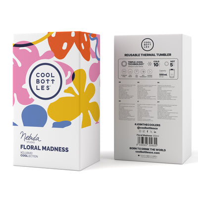 Floral Madness stainless steel tumbler